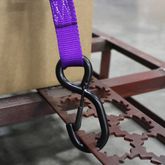 1101KP 1 Vinyl-Coated S-Hook with Keeper - WLL 585 lb 1