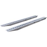 12-16-168-05 14 L X 16 W HD Ramps Aluminum Car Trailer Ramps Hook End Knife Foot - 12000 lb Per Axle