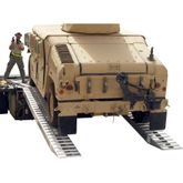 12-16-168-05 14 L X 16 W HD Ramps Aluminum Car Trailer Ramps Hook End Knife Foot - 12000 lb Per Axle 1