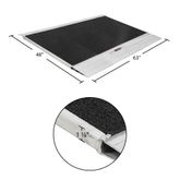 12-63-048-06-Grit 48 x 63 HD Ramps Grit-Coat Aluminum Shipping Container Ramps - 12000 lb Cap 4