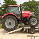 20-16-096-02-02-LL 8 L x 16 W HD Ramps Aluminum Ramps Double Pin-On Ends - 20000 lb Weight Cap 1