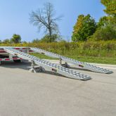 20-16-192-02-02-MLL-2 8 L x 16 W HD Ramps 2 Bunk Load Leveler  4 Ramp System for 16 H HD Ramps Step Deck Trailers - 20000 lb Cap 3