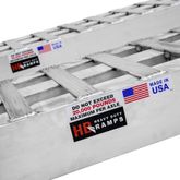 20-20-120-02-02 10 L x 20 W HD Ramps Heavy Equipment Ramps Pin-On End Pin-On Foot - 20000 lb per Axle 4