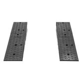 20CR24911 Guardian Rubber Dual Wedge Shipping Container Ramps - 49 x 11 3