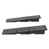 20CR24911 Guardian Rubber Dual Wedge Shipping Container Ramps - 49 x 11 4