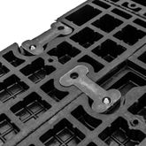 20CR24911 Guardian Rubber Dual Wedge Shipping Container Ramps - 49 x 11 7