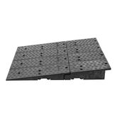 20CR44911 Guardian Rubber Full-Width Wedge Shipping Container Ramps - 49 x 44 7