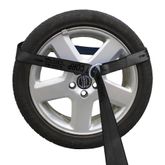 220693B 2 x 6 Lasso Strap With Round Ring - Black