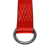 221293R 2 x 12 Lasso Strap With Round Ring - Red 2