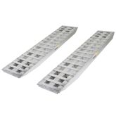 23-18-096-02-02-LL 8 L x 18 W HD Ramps Aluminum Ramps Double Pin-On Ends - 23500 lb Weight Cap