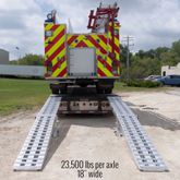 23-18-192-02-02M 16 L x 18 W HD Ramps Modular Step Deck Trailer Ramp System - 23500 lb Weight Cap 3