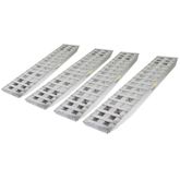 23-18-192-FLAT-BED-Kit 16 L x 18 W Aluminum Flatbed Trailer Ramps Double Hangers Aluminum Skid Seat  23500 lb per axle Capacity 1