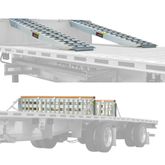 23-20-096-02-02-MLL-2 8 L x 20 W HD Ramps 2 Bunk Load Leveler  2 Ramp System for 20 H HD Ramps Step Deck Trailers - 23 500 lb Cap 1