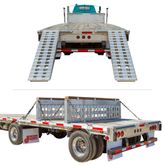 23-26-096-02-02-MLL-2 8 L x 20 W HD Ramps 2 Bunk Load Leveler  2 Ramp System for 26 H HD Ramps Step Deck Trailers - 23500 lb Cap 1