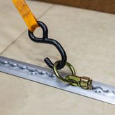 240048-DC 4 VersaTie Recess-Mounted Track with Flanged Edge Series 4 - Pre-Drilled 2