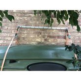 32401B L-Track Single Stud Fitting with Round Ring - Black - WLL 1333 lb 1