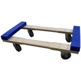 345 32 x 18 Chicago Style Rubber-Capped Furniture Dolly w35 Casters 2