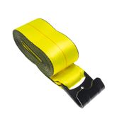 423421Y 4 x 34 Winch Strap with Flat Hook - Yellow 1