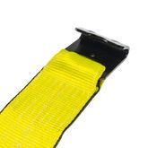 427521Y 4 x 75 Winch Strap with Flat Hook - Yellow 2