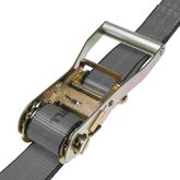 571084G-12 2 x 10 Ratchet Strap with Wire Hooks - Gray 2