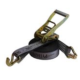 571084GP-12 2 x 10 Python Ratchet Strap With Wire Hooks - Gray