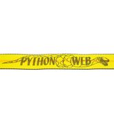 571420YP-12 2 x 14 Python Ratchet Strap with Flat Hooks - Yellow 4