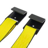 571620YP-12 2 x 16 Python Ratchet Strap with Flat Hooks - Yellow 3