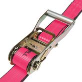 571884P-12 2 x 18 Ratchet Strap with Wire Hooks - Pink 2
