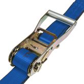 572084BL-12 2 x 20 Ratchet Strap with Wire Hooks - Blue 2