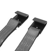 572420G-12 2 x 24 Ratchet Strap with Flat Hooks - Gray 3
