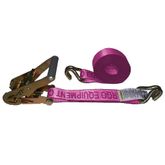 572784P-12 2 x 27 Ratchet Strap With Wire Hooks - Pink