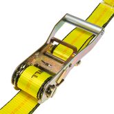 572784Y-12 2 x 27 Ratchet Strap with Wire Hooks - Yellow 2