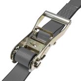 573020GP-12 2 x 30 Python Ratchet Strap with Flat Hooks - Gray 2