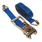 574084BL-12 2 x 40 Ratchet Strap with Wire Hooks - Blue 1