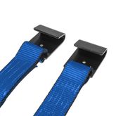 577020BL-12 2 x 70 Ratchet Strap with Flat Hooks - Blue 3