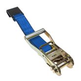 579920BL-12 2 x 12 Fixed End Only Ratchet With Flat Hook - Blue