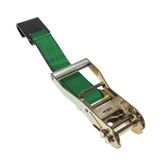 579920F-12 2 x 12 Fixed End Only Ratchet With Flat Hook - Green