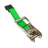 579920HF-12 2 x 12 Fixed End Only Ratchet With Flat Hook - High Visibility Green