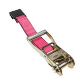 579920P-12 2 x 12 Fixed End Only Ratchet With Flat Hook - Pink