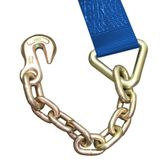 579940BL-12 2 x 12 Fixed End Only Ratchet With Chain End - Blue 2