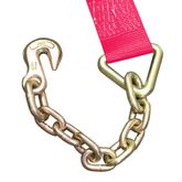 579940P-12 2 x 12 Fixed End Only Ratchet With Chain End - Pink 2