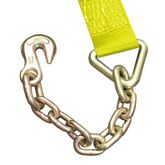 579940Y-12 2 x 12 Fixed End Only Ratchet With Chain End - Yellow 2