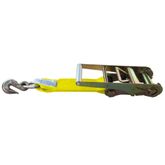 579950Y-12 2 x 12 Fixed End Only Ratchet With Grab Hook - Yellow