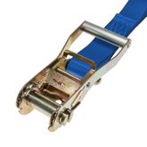 579963BL-12 2 x 12 Fixed End Only Ratchet With Flat Snap Hook - Blue 1