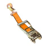 579964O-12 2 x 12 Fixed End Only Ratchet With Twisted Snap Hook - Orange