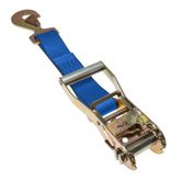 579984BL-12 2 x 12 Fixed End Only Ratchet With Wire Hook - Blue