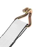 579984N-12 2 x 12 Fixed End Only Ratchet With Wire Hook - White 2