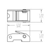 605 1 Cam Buckle - WLL 400 lb 1