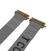640801G-36 2 x 8 E-Track Ratchet Strap 36 Fixed End - Gray 3