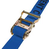 641401BL-36 2 x 14 E-Track Ratchet Strap 36 Fixed End - Blue 2